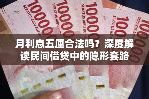 济南月利息五厘合法吗？深度解读民间借贷中的隐形套路