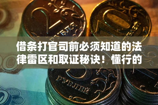 济南借条打官司前必须知道的法律雷区和取证秘诀！懂行的人已经留好这些证据