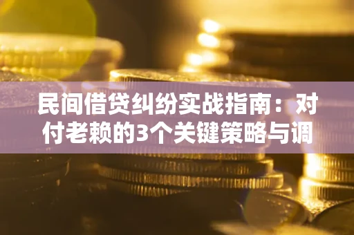 济南民间借贷纠纷实战指南：对付老赖的3个关键策略与调解盲区解析