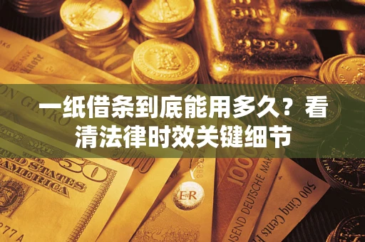 济南一纸借条到底能用多久？看清法律时效关键细节